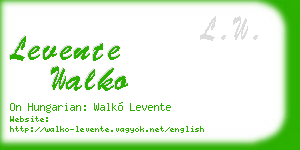 levente walko business card
